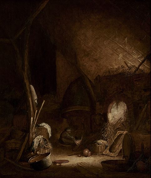 Paysan au fourneau by Isack van Ostade