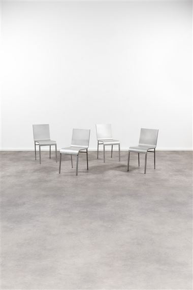 Suite de quatre chaises by Maarten van Severen, Circa 1992