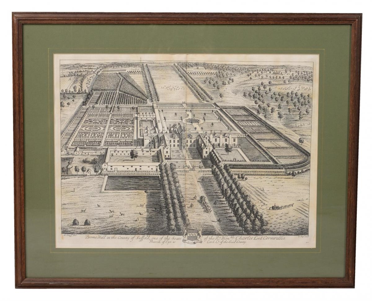 Johannes Kip | four engravings of Country Houses | MutualArt
