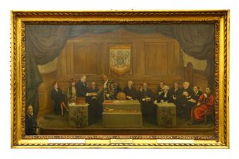 Presentation of the first freedom of the city of Westminster to Sir Winston Churchill, 1946 - J. Eurick