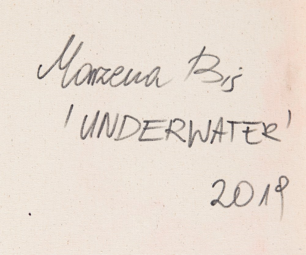 Artwork by Marzena Bis, Underwater, Made of acrylic on canvas