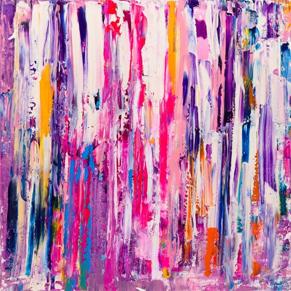 Color rain map by Gossia Zielaskowska, 2019