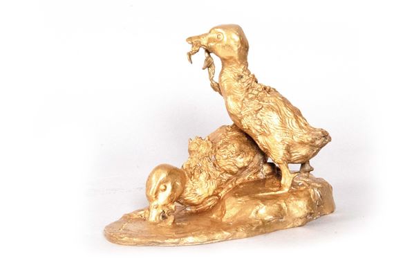 Two Cannetons by Albert Ernest Sanchez, around 1920