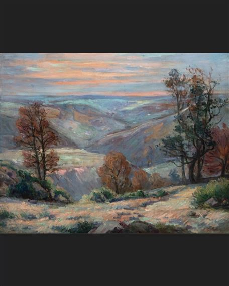 Le Puy Barriou en Automne, Crozant by Armand Guillaumin, Circa 1900