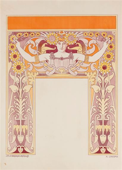 L'aéropage du XXème siècle by Adolphe Crespin, 1898