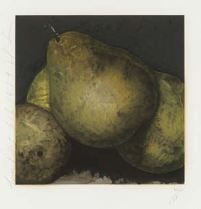 Four Pears by Donald Sultan, 1989