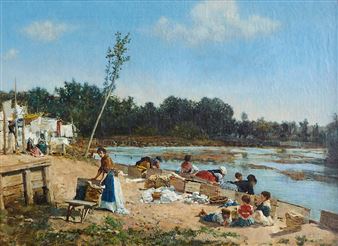 Lavandières - Casimiro Sainz y Sainz