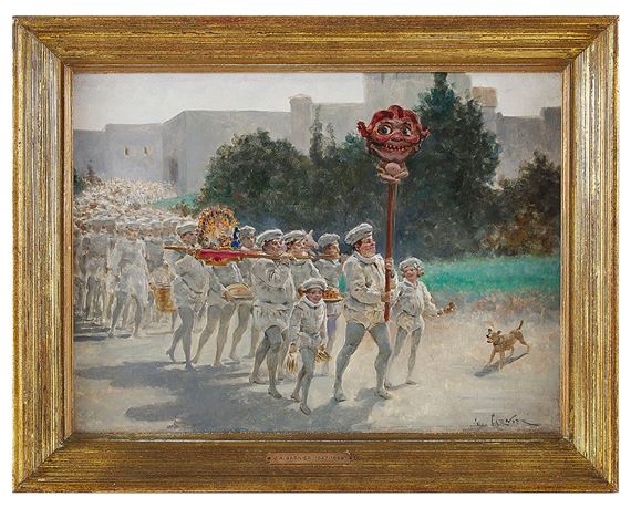 Le défilé des patissiers by Jules-Arsène Garnier