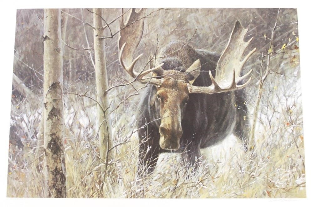 Robert Bateman | Bull Moose | MutualArt