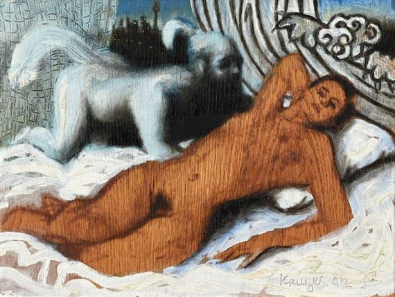 Portrait of Natasha by Braam Kruger, 1992