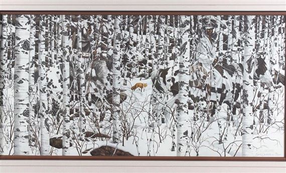 Bev Doolittle Woodland Encounter Mutualart