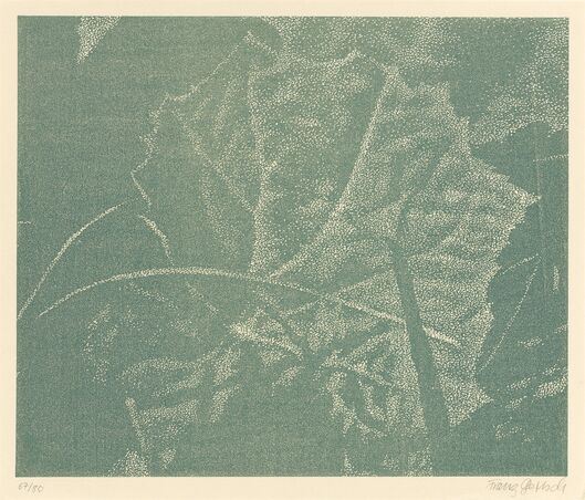 Die Kunst liegt in der Natur. Wer sie herausreissen kann, der hat sie by Franz Gertsch, 1994