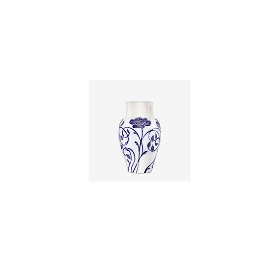 oriental-style Losanti vase with flowers; USA, by Mary Louise Mclaughlin, 1899-1914