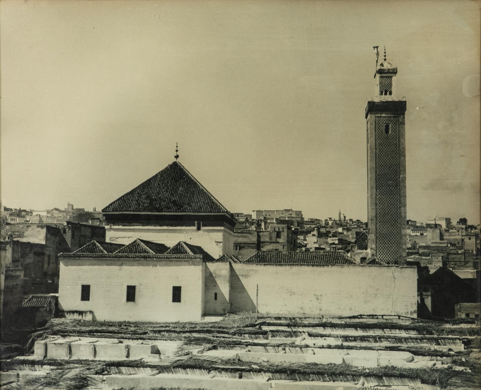 Flandrin Marcelin View of the Al Quaraouiyine Mosque (1922) MutualArt
