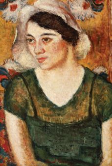 Tânără cu Pălărie - Aurel Kessler