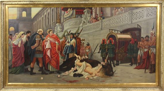 Neoclassical Roman Scene by E. L. Kinloch