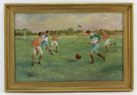 Soccer Players by E. Roder