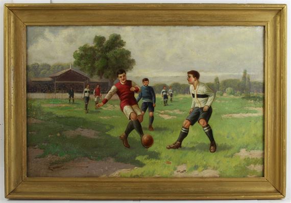 Soccer Players by E. Roder
