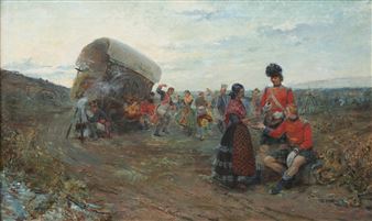 Escena histórica - César Álvarez Dumont