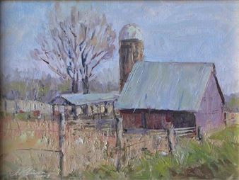 The purple barn of New Harmony - Jeff Klinker