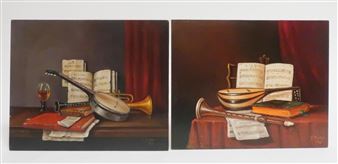 2 Still Life with Instruments - Tibor Filkorn