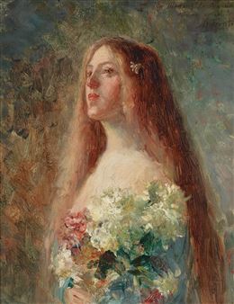 A portrait of Madame Parinando - Michel Fronti