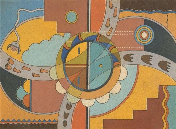 Bear Hunt by Joe Herrera, 1983