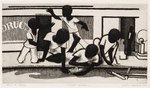 Street Children by John Woodrow Wilson, 1973