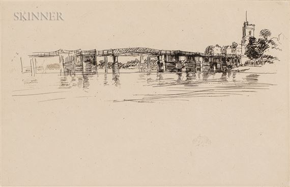 Little Putney Bridge by James Abbott McNeill Whistler, 1879