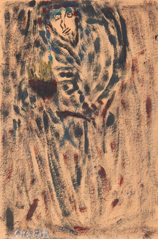 Artwork by Chaibia Tallal, COMPOSITION, Made of Mixed technique on paper