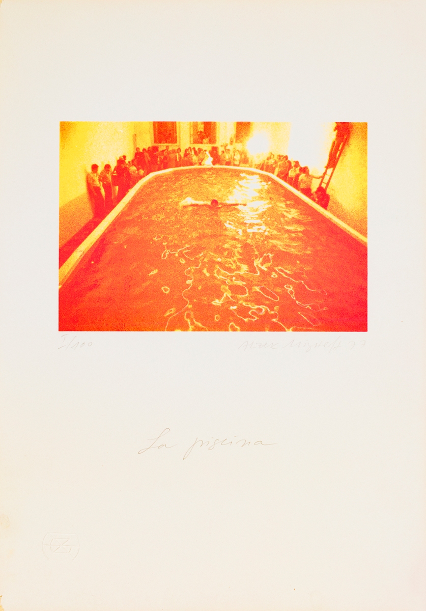 Artwork by Alzek Misheff, Four works: La piscina, Made of lithographs