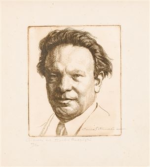 Ritratto del Maestro (Ottorino) Respighi - Carlo Alberto Petrucci