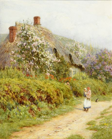 AT CHIDEOCK, DORSET by Helen Allingham