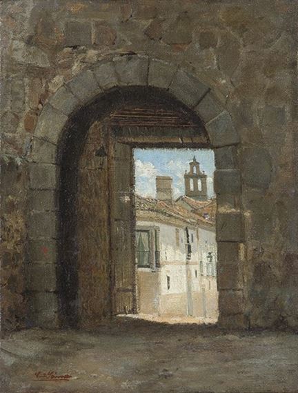 Pueblo by Casimiro Sainz y Sainz