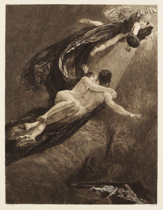 Eine Liebe - Opus X by Max Klinger, 1887