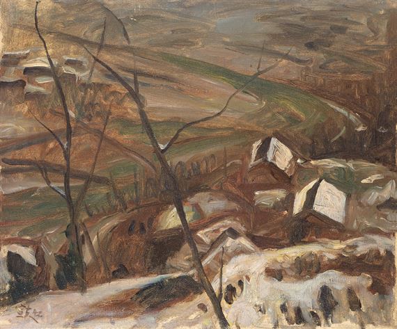 SNOW IN CHONGQING by Qin Xuanfu, 1942