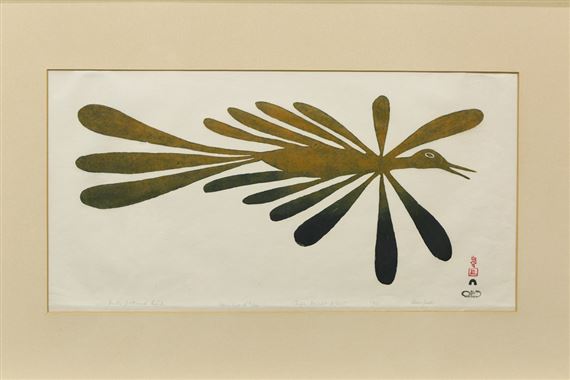 "Multi-Feathered Bird by Kenojuak Ashevak, 1961