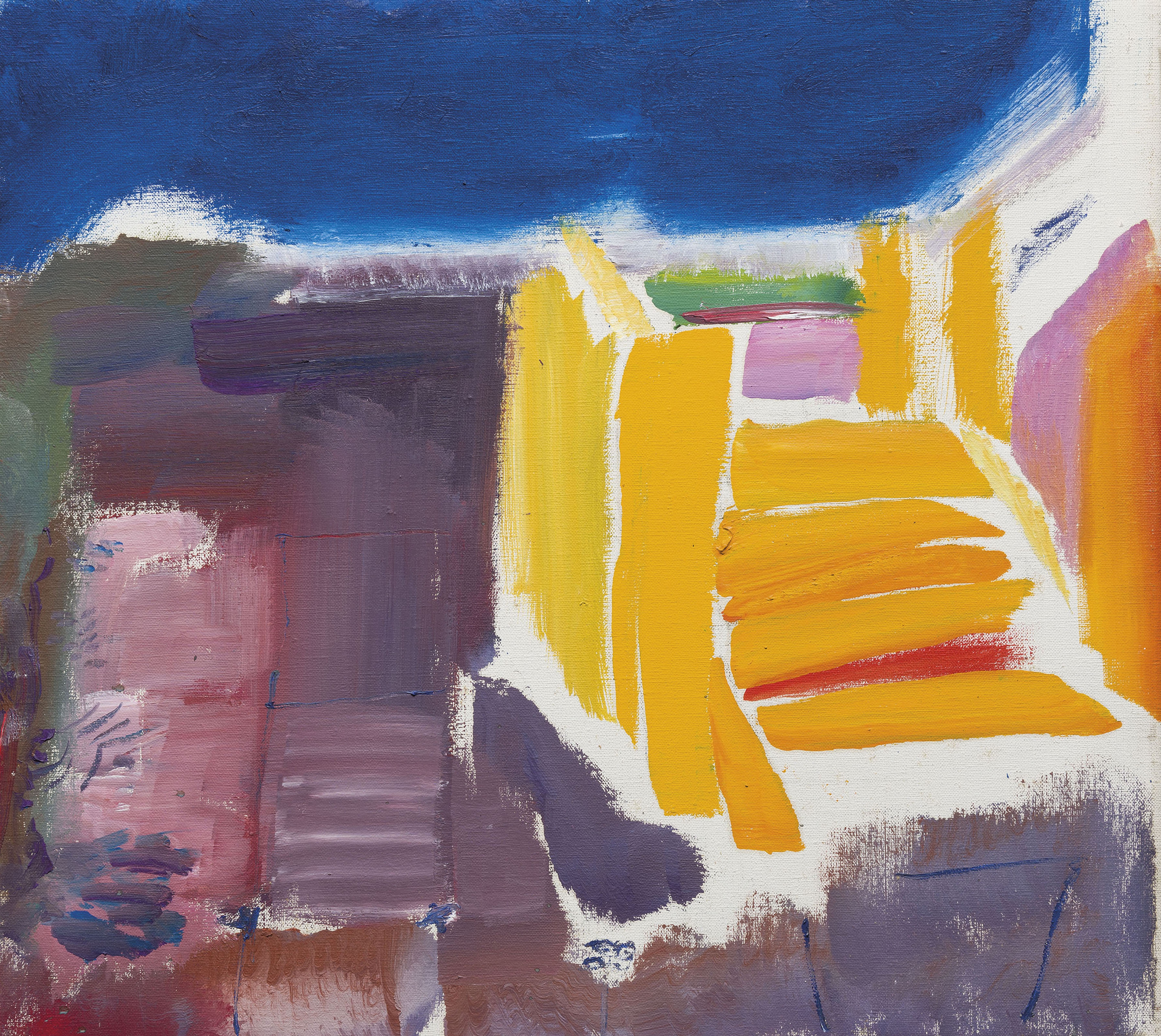 Artwork by Ivon Hitchens, Summer Steps, Made of oil on canvas