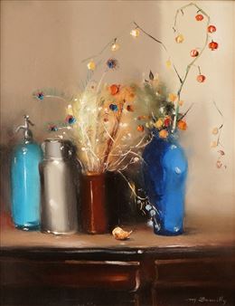 LE VASE BLEU - French School, 20th Century