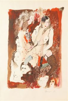 BELLES DE NUIT - Italian School, 20th Century