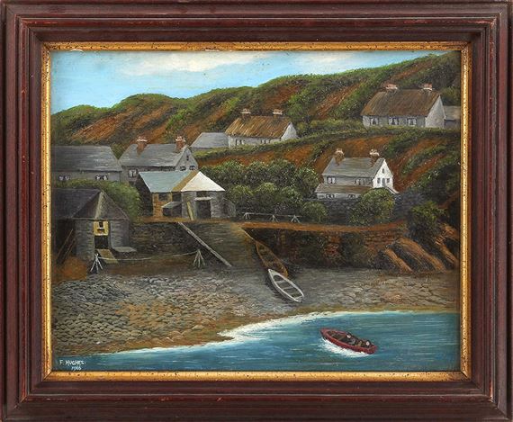 Cagdwith in Cornwall, England by F. Hughes, 1966