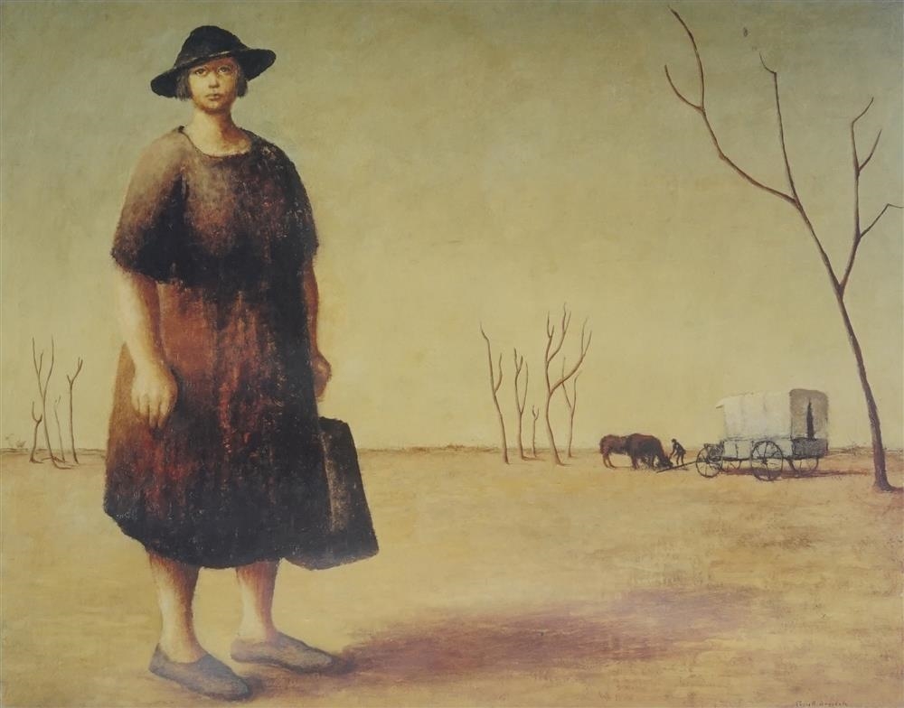 Russell Drysdale | The Drover's Wife | MutualArt
