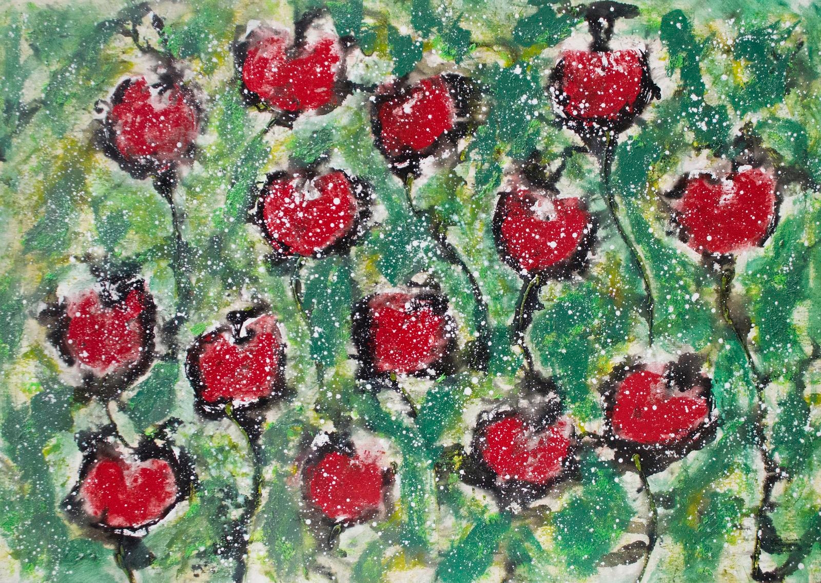 Artwork by Jean-Francois Debongnie, Voiles Roses, Made of oil on canvas