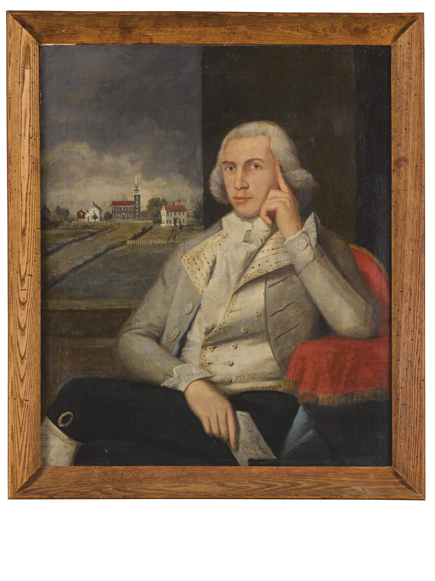 Artwork by Ralph Earl, PORTRAIT OF WILLIAM HENRY CAPERS OF ST. HELENA, SOUTH CAROLINA, Made of oil on canvas
