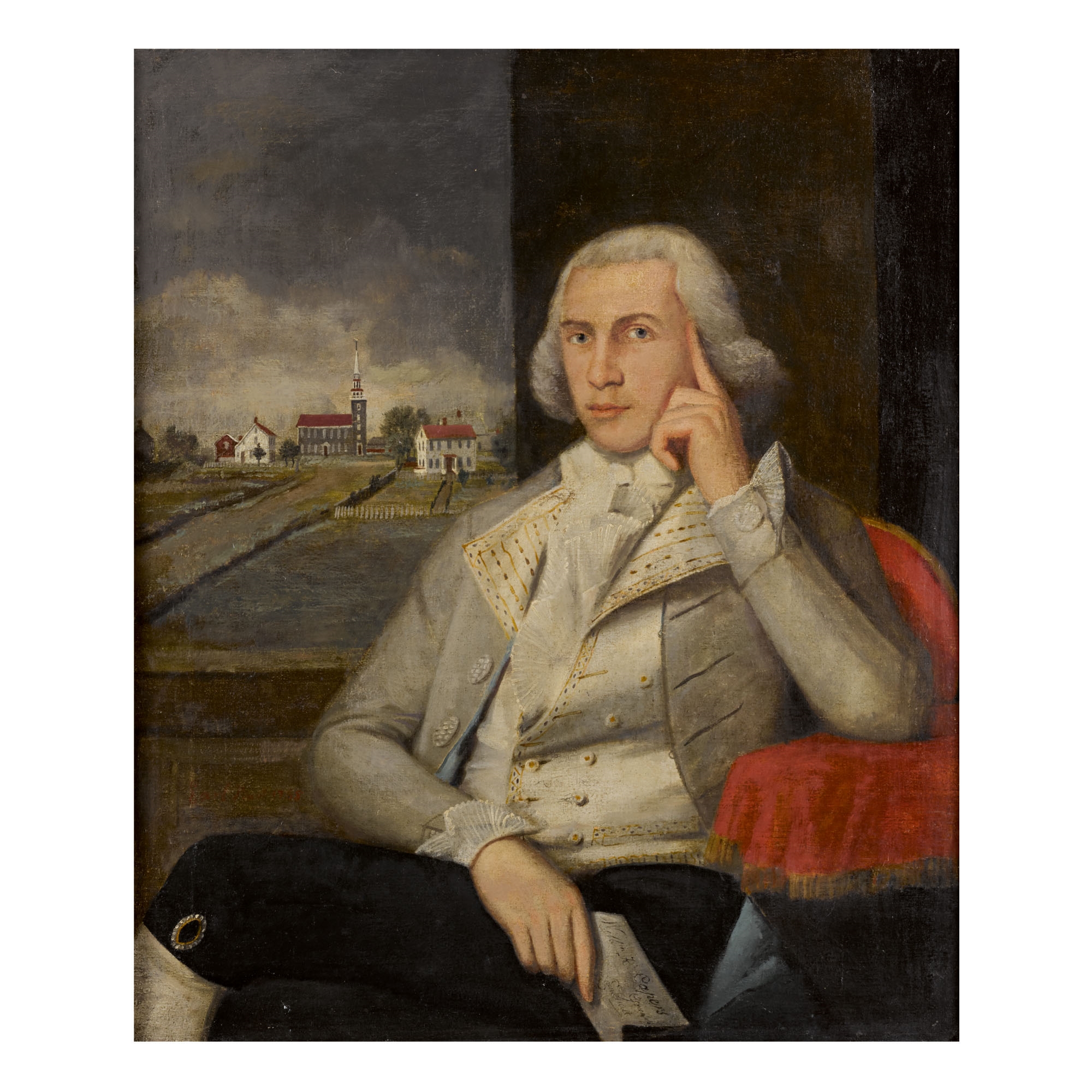 Artwork by Ralph Earl, PORTRAIT OF WILLIAM HENRY CAPERS OF ST. HELENA, SOUTH CAROLINA, Made of oil on canvas
