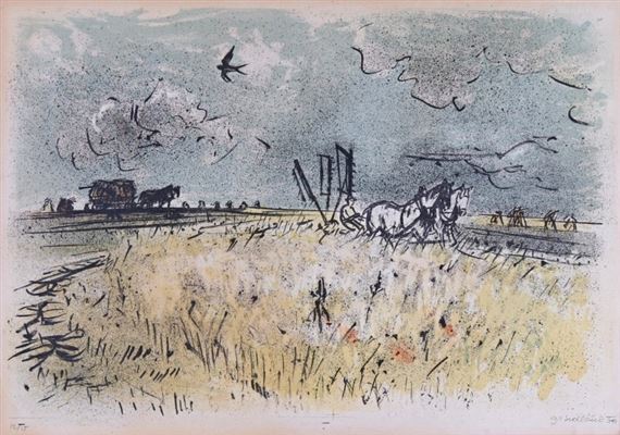 Harvest by Vojtěch Sedláček, 1960