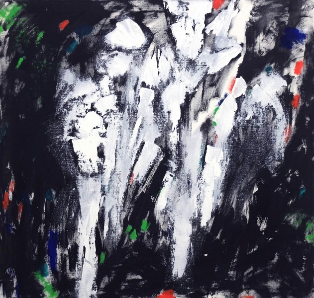 Artwork by Eva Prokopcova, Do not go yet, please, Made of oil, acrylic, canvas