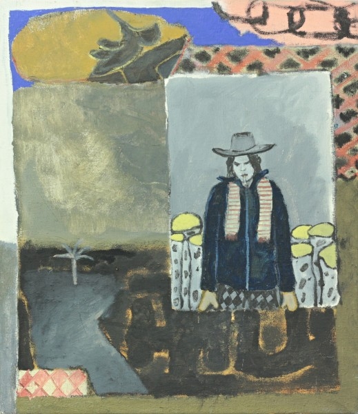 Artwork by Simon Sykora, Smoke gets yours eyes, Made of oil, canvas