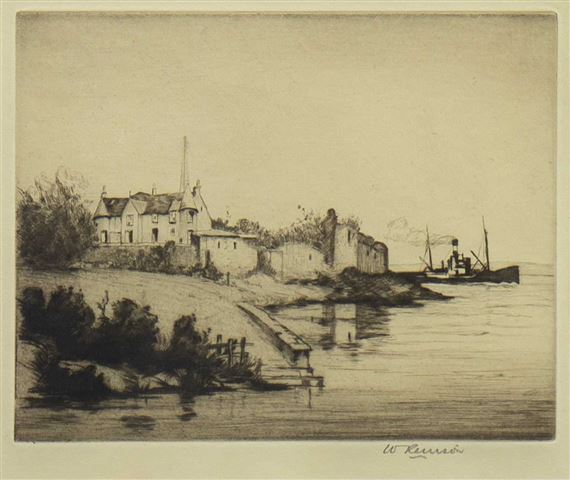 William Renison | A PAIR OF ETCHINGS BY WILLIAM RENISON | MutualArt