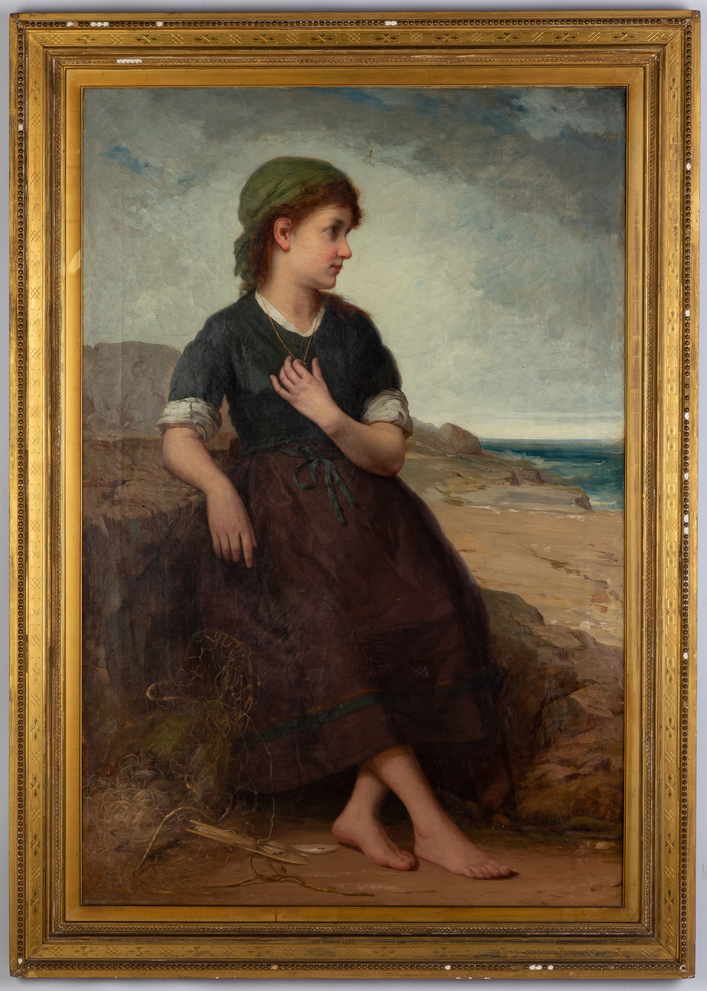 Fisher Girl by William Adolphe Bouguereau, 19th century